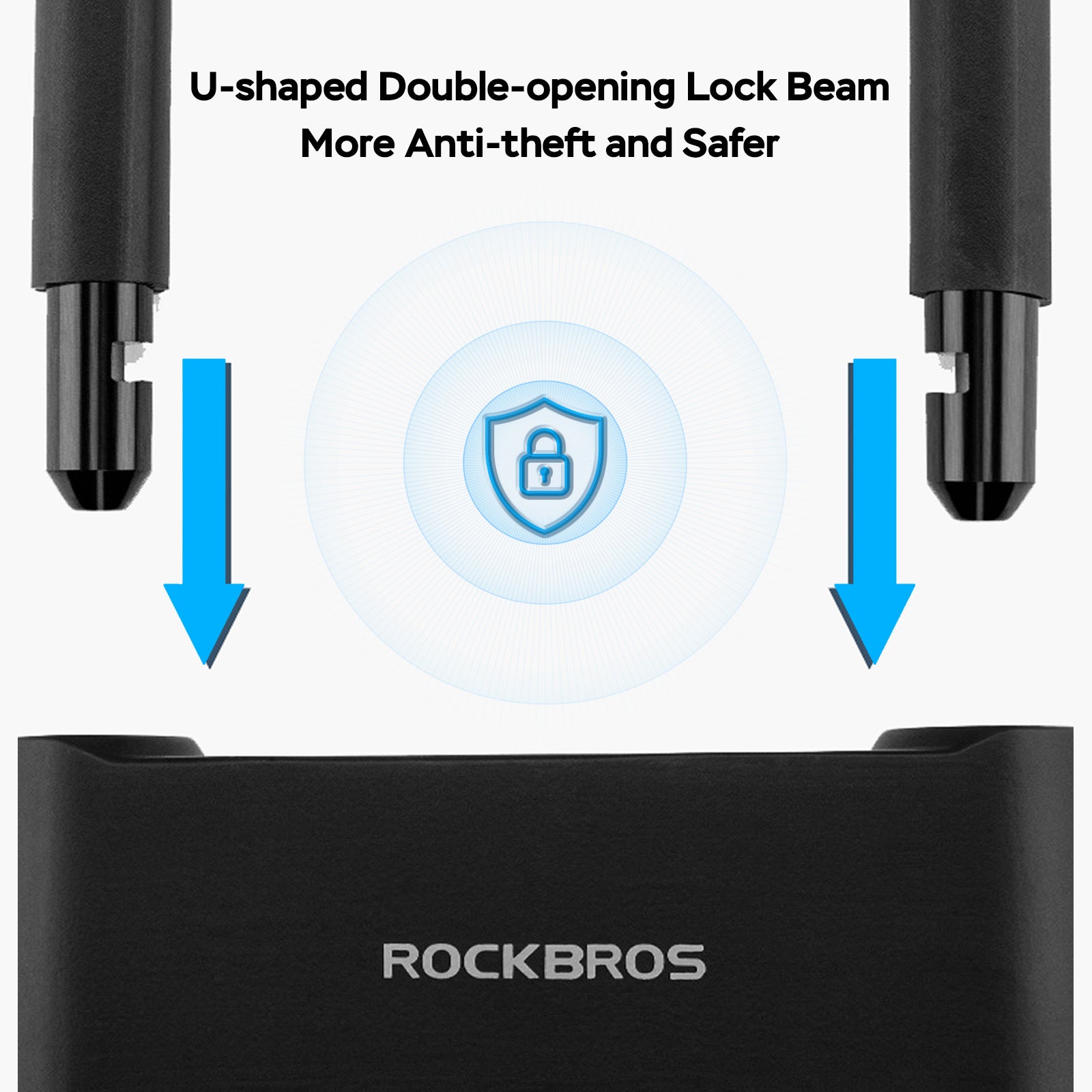 Ebike Smart Fingerprint Security U-Lock