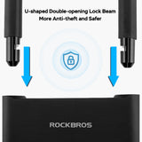 Ebike Smart Fingerprint Security U-Lock