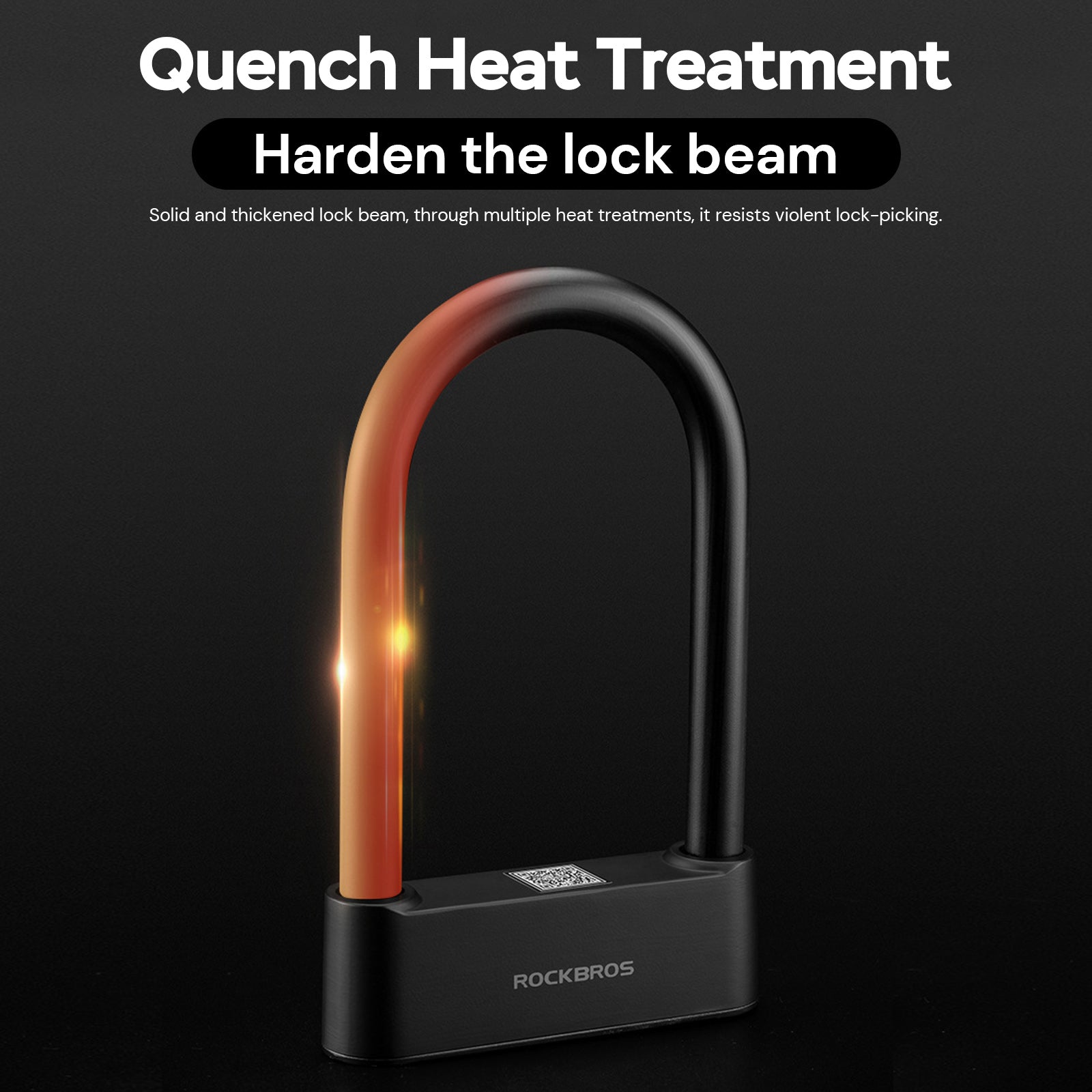 Ebike Smart Fingerprint Security U-Lock