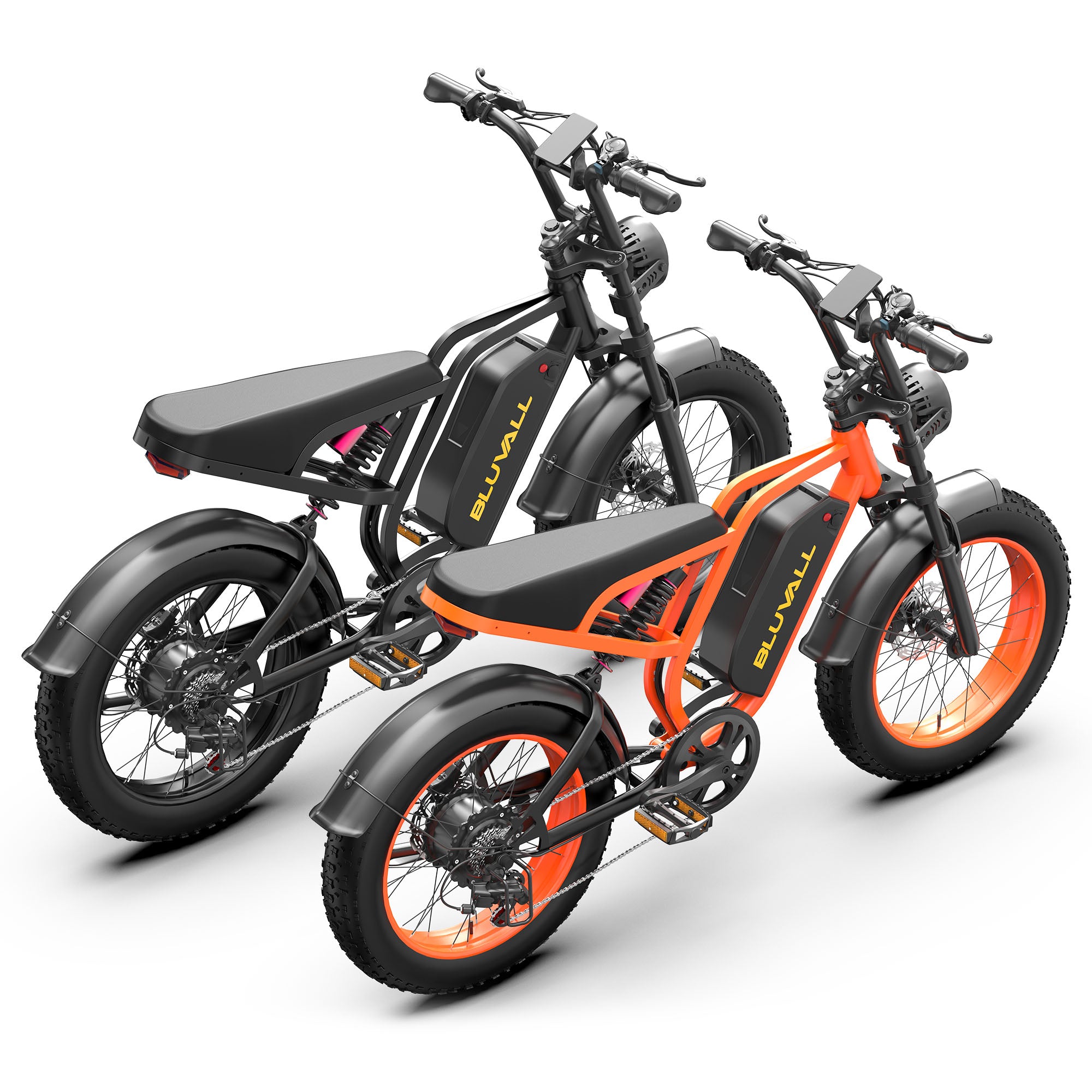 Bluvall SU8 48V 1000W Full Suspension eBike 2 pack