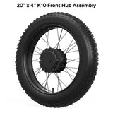 20" x 4" K10 Front Hub Assembly