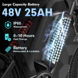 Bluvall R700 1500W 48V Long Range All-Terrain eBike