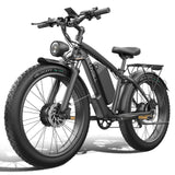 Bluvall B1 Black 48V 1000W 26" Fat Tire Electric Bike