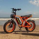 Bluvall SU8 52V 1500W Full Suspension Fat Tire Bike