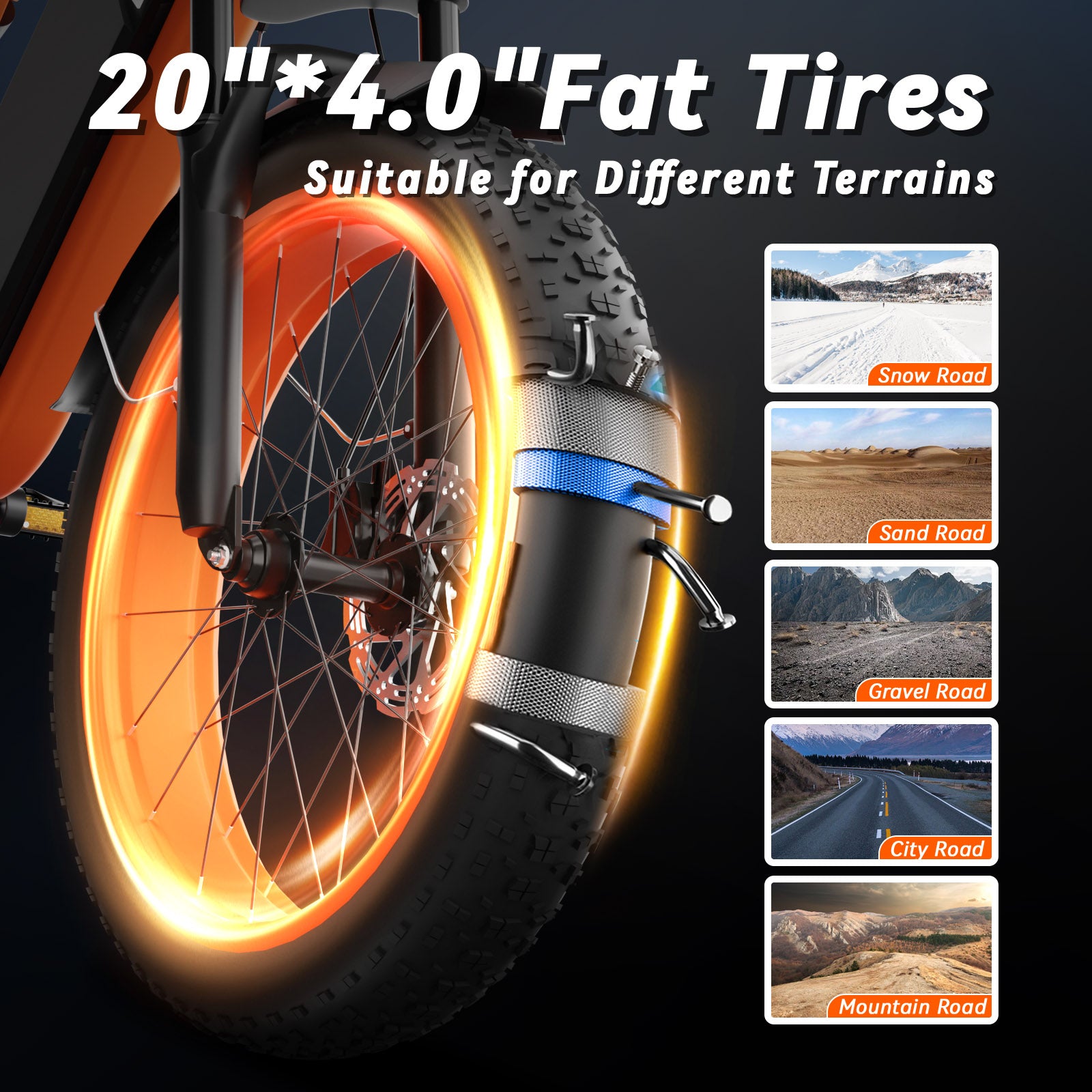 Bluvall SU8 52V 1500W Full Suspension Fat Tire Bike