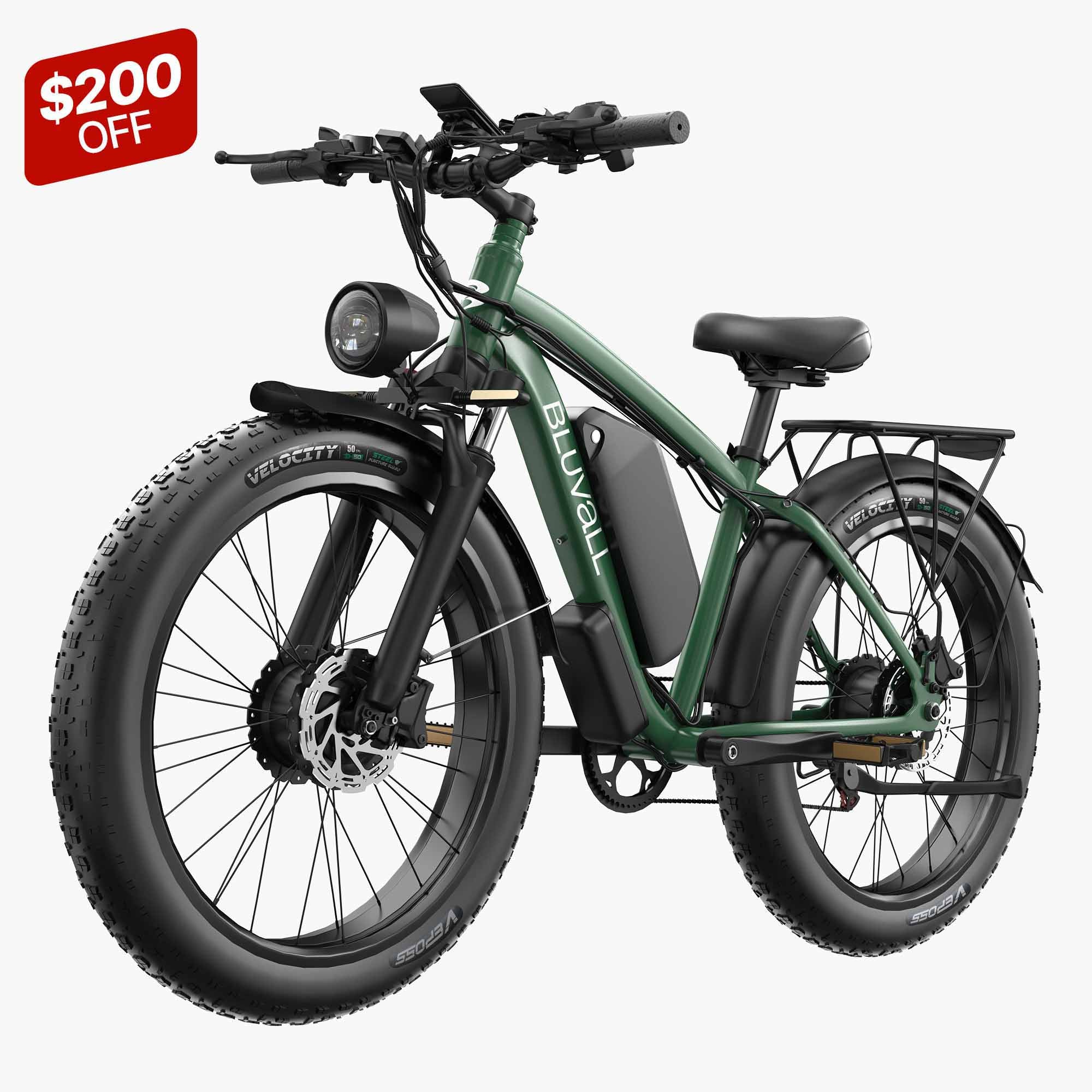 Bluvall B1 2000W Dual Motor Electric Bike