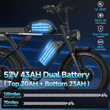 Bluvall K10 Full Suspension Electric Bike（US）