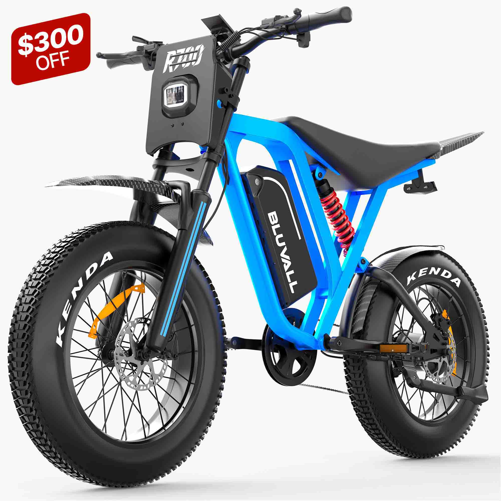 Bluvall R700 1500W 52V Long Range All-Terrain eBike(US)