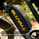 Bluvall SU8 52V 1500W Full Suspension Fat Tire Bike
