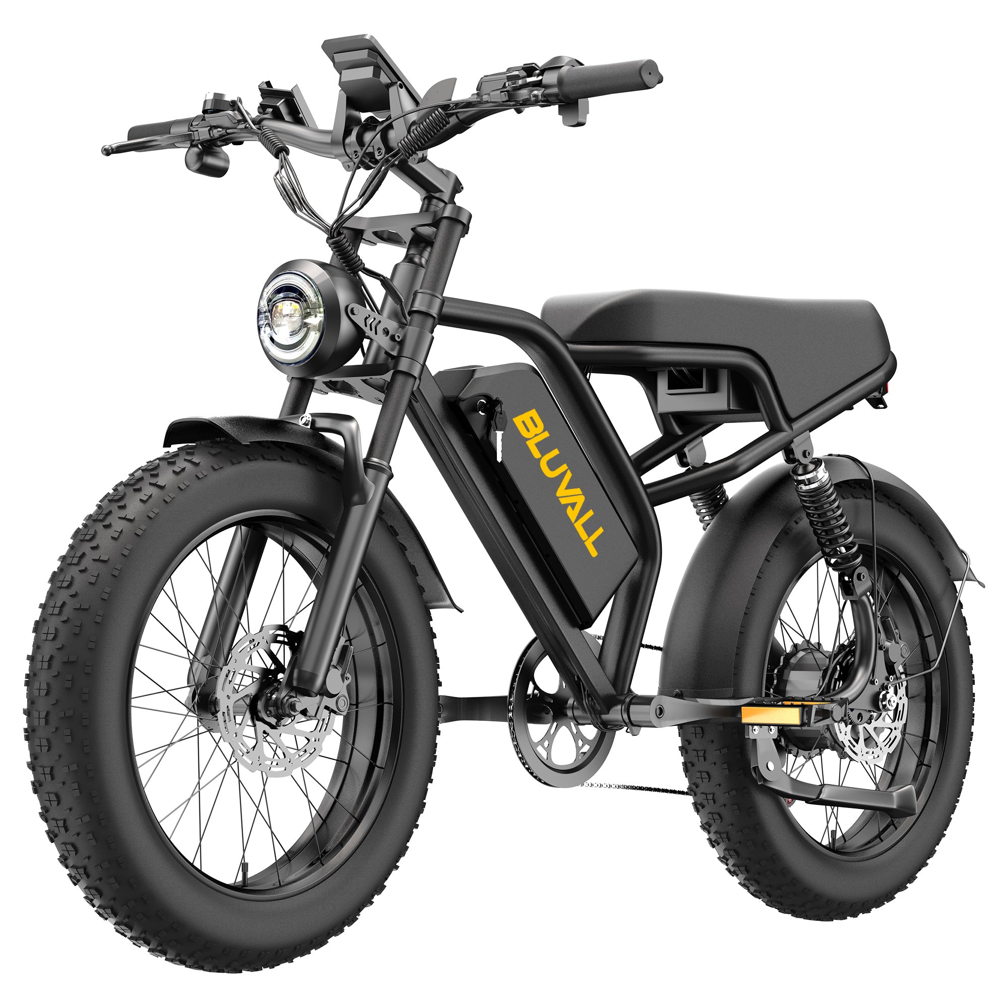 Bluvall S20 Fat Tire Moped-Style Ebike