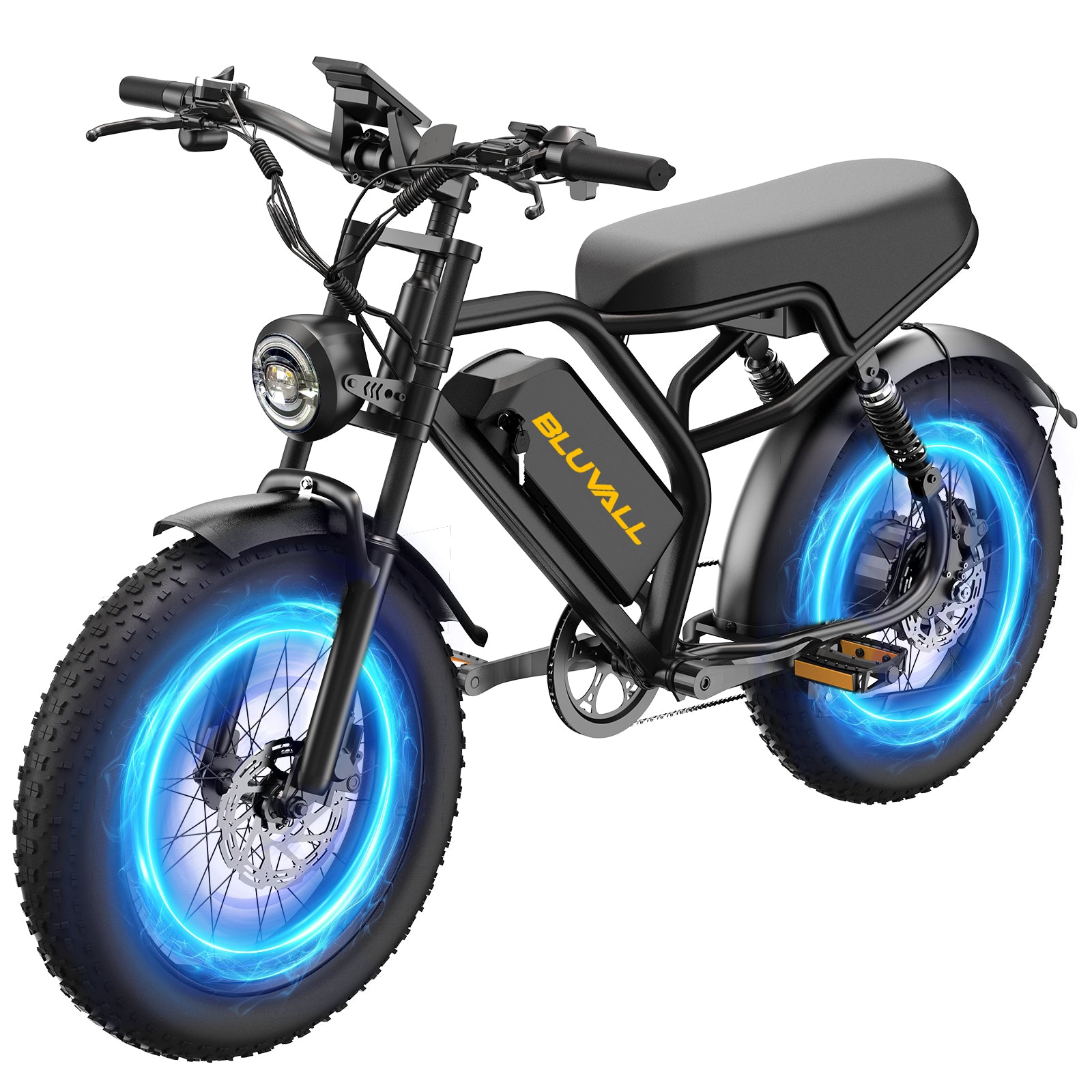 Bluvall S20 Fat Tire Moped-Style Ebike