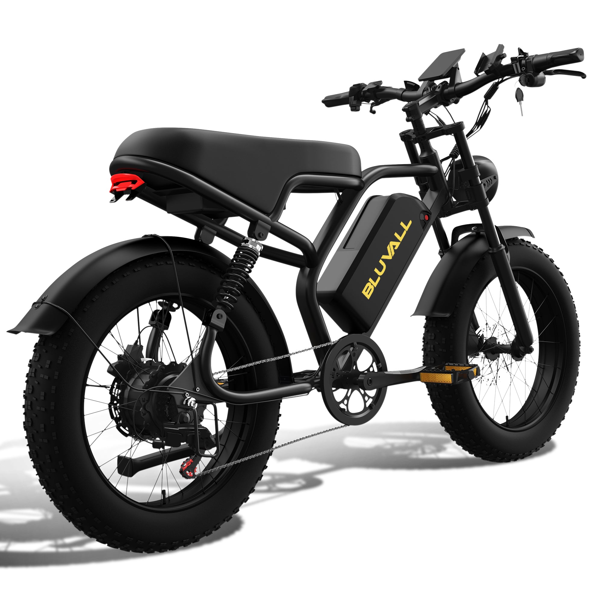 Bluvall S20 Fat Tire Moped-Style Ebike