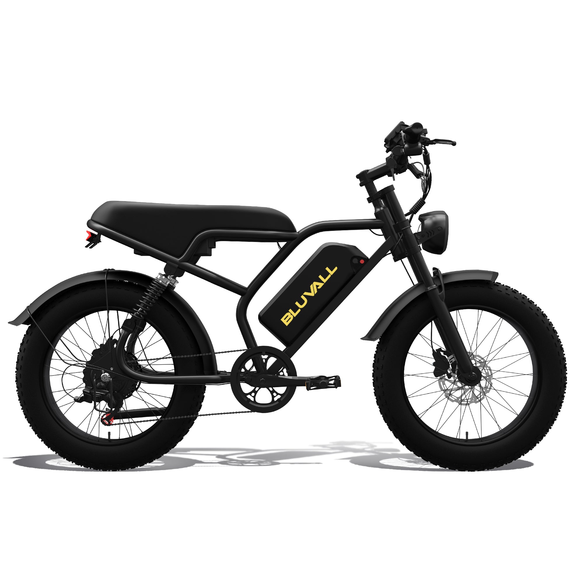 Bluvall S20 Fat Tire Moped-Style Ebike