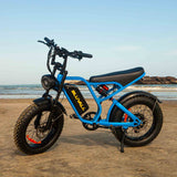 Bluvall SU8 52V 1500W Full Suspension Fat Tire Bike