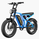 Bluvall SU8 52V 1500W Full Suspension Fat Tire Bike