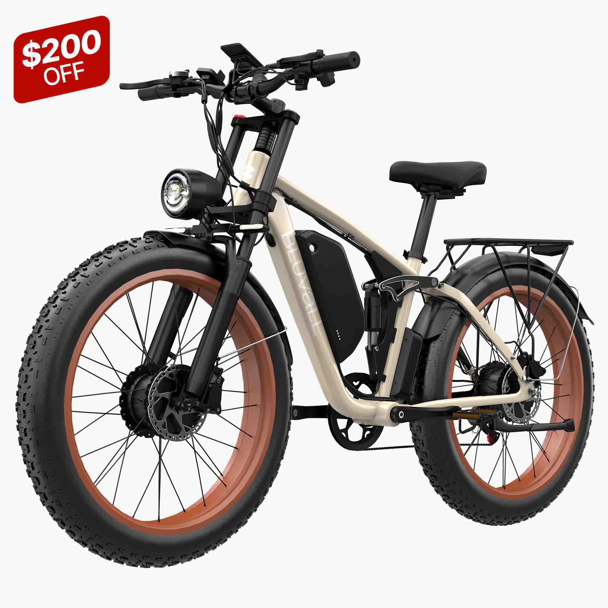 Bluvall V1 1000W Dual Motor eBike