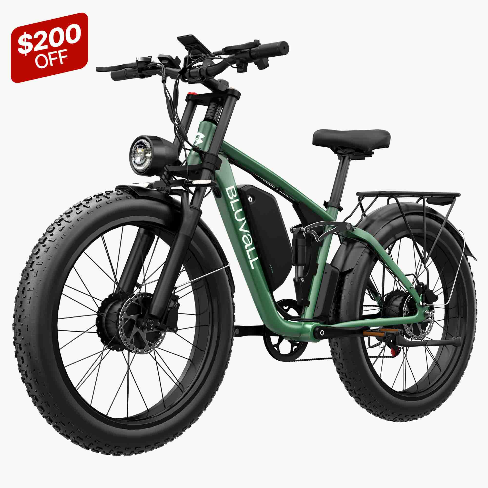 Bluvall V1 1000W Dual Motor eBike