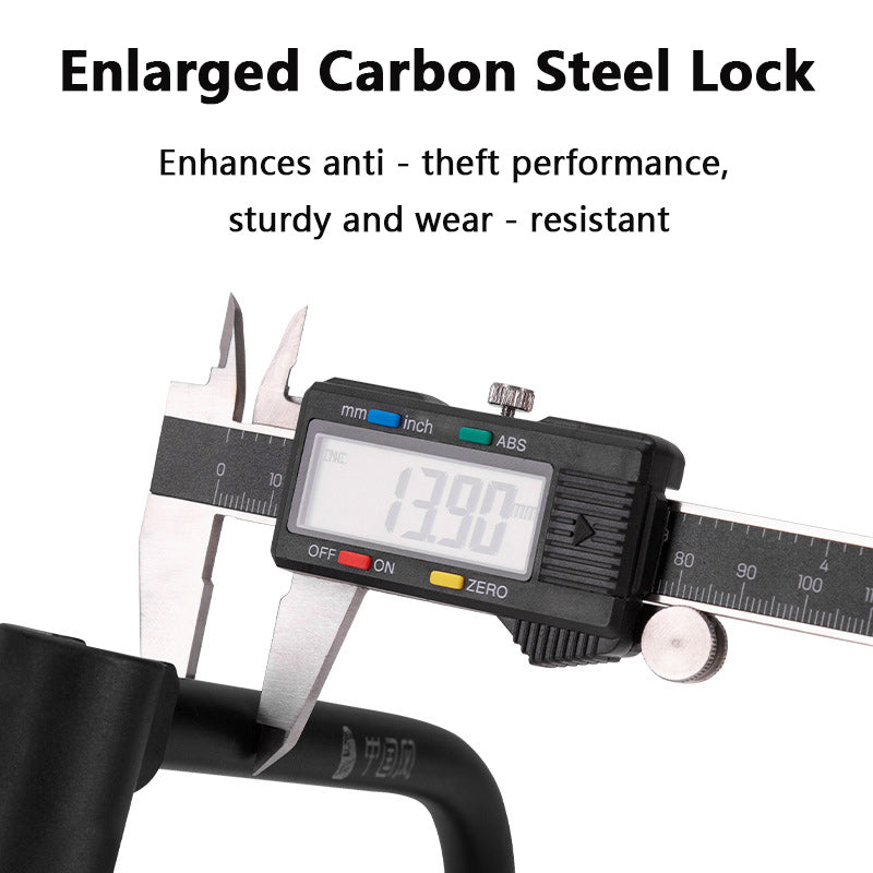 Heavy Duty Anti Theft Bike U Lock for eBikes