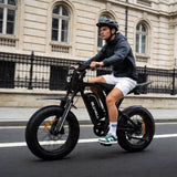 Bluvall R700 1500W 52V Electric Bike - Black(US)