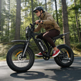 Bluvall R700 1500W 52V Electric Bike - Black(US)
