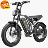 Bluvall SU8 52V 1500W Full Suspension Fat Tire Bike
