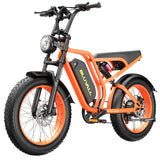 Bluvall SU8 52V 1500W Full Suspension Fat Tire Bike