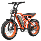 Bluvall SU8 52V 1500W Full Suspension Fat Tire Bike