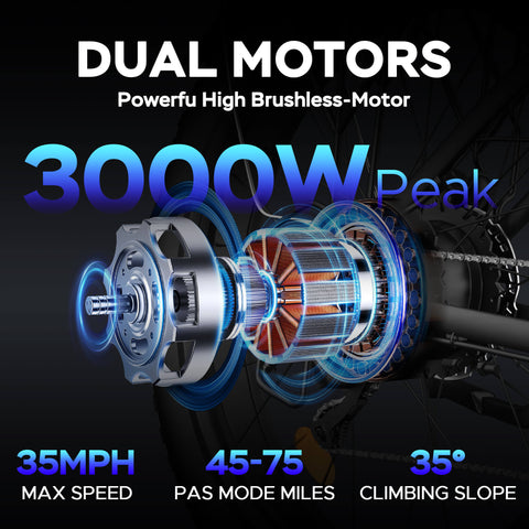 Bluvall Zeegr F1 Pro Electric Bike – Dual Motors, Dual Batteries
