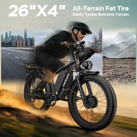Bluvall Zeegr F1 Pro Electric Bike – Dual Motors, Dual Batteries
