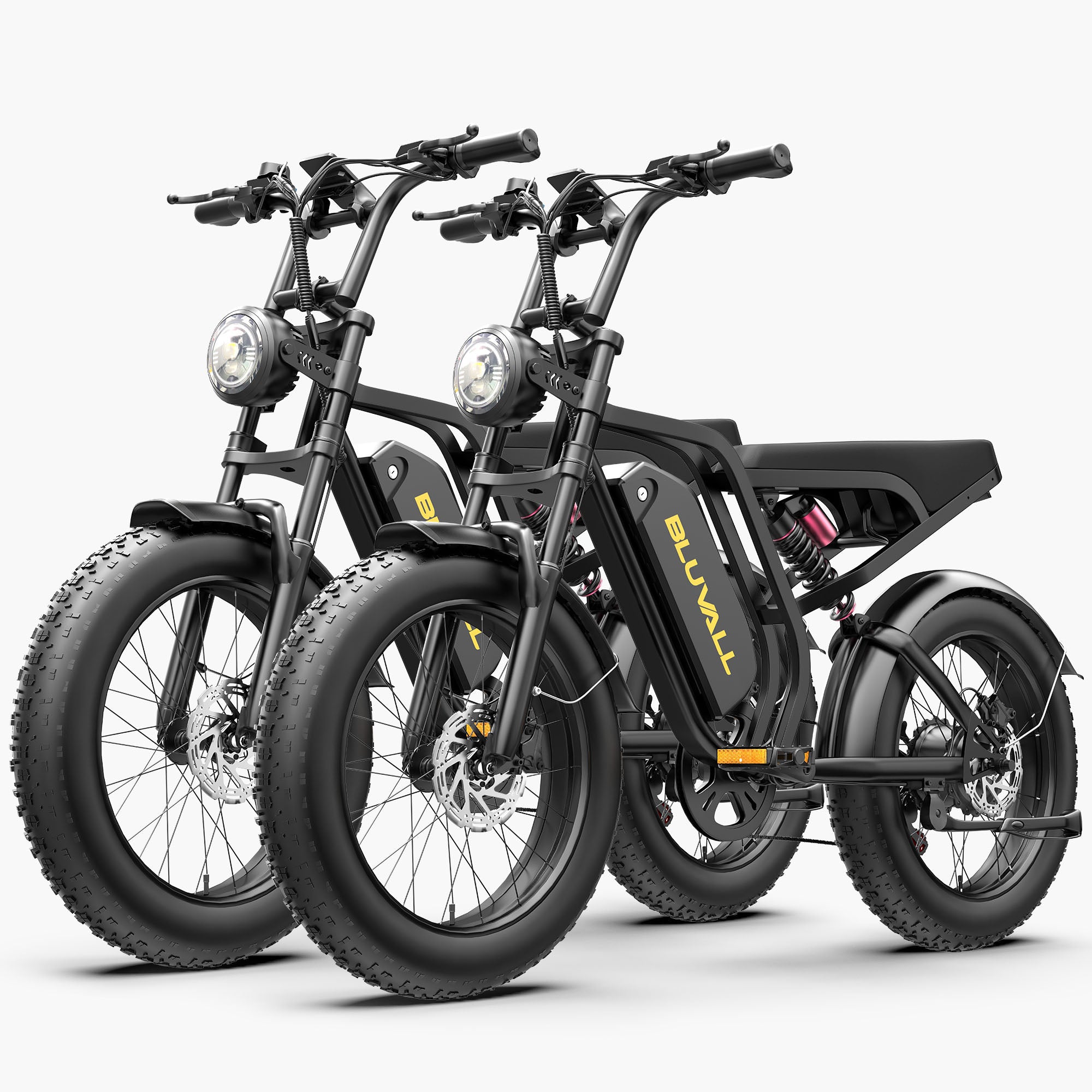 Bluvall SU8 48V 1000W Full Suspension eBike 2 pack