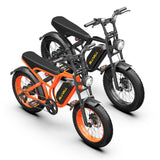 Bluvall SU8 48V 1000W Full Suspension eBike 2 pack