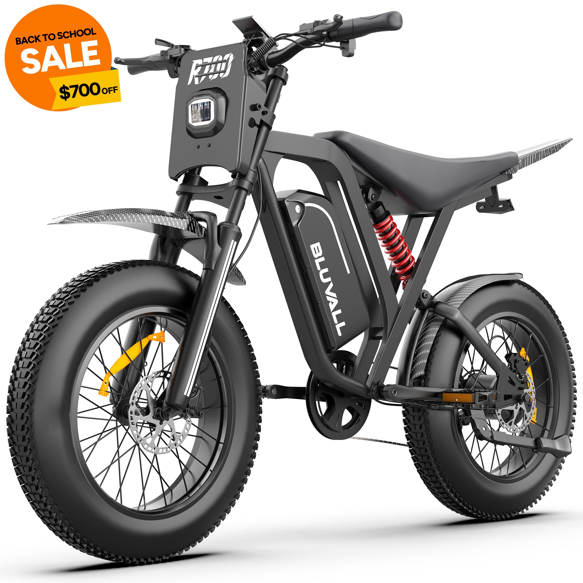 Bluvall R700 1500W 52V Long Range All-Terrain eBike(US)
