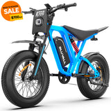 Bluvall R700 1500W 52V Long Range All-Terrain eBike(US)