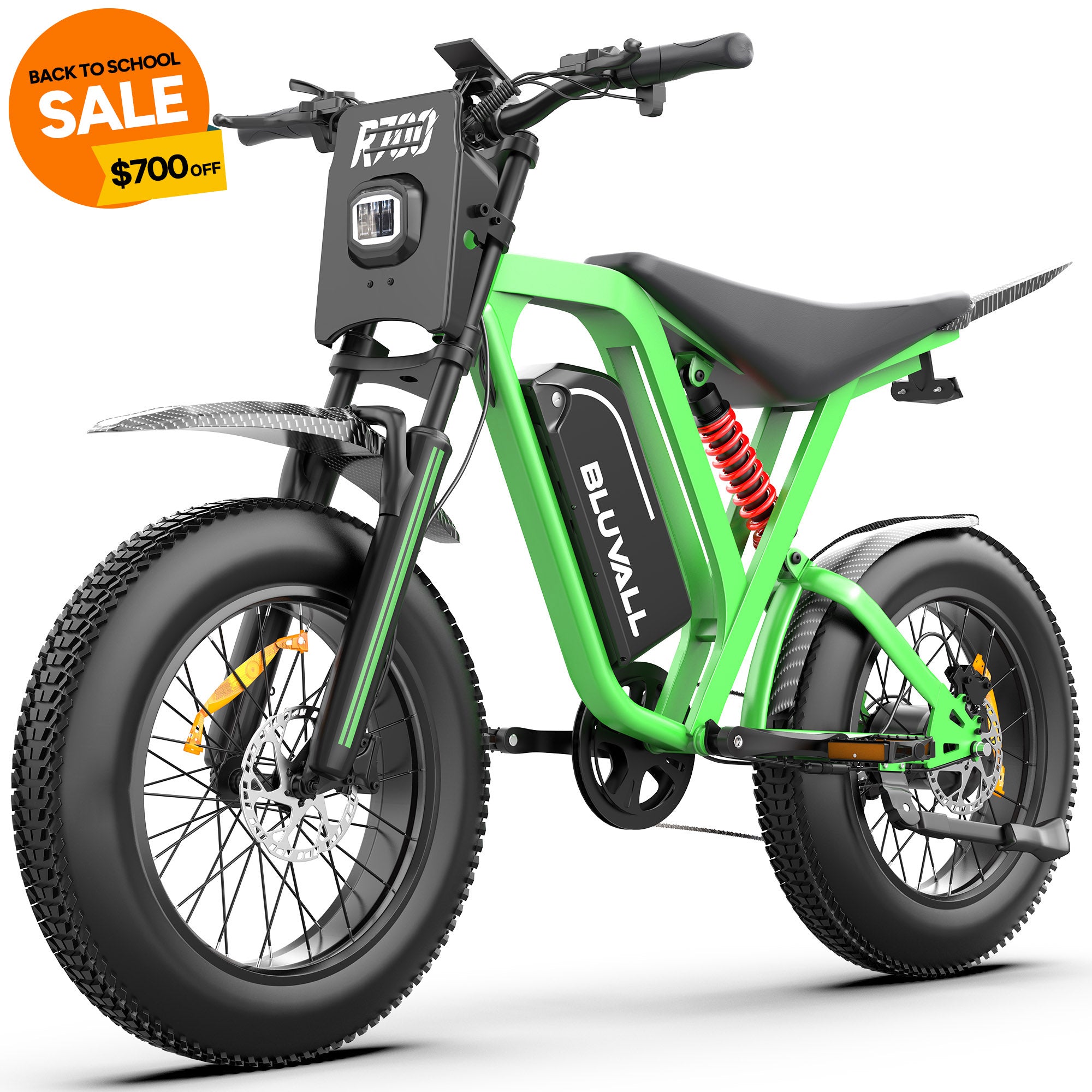 Bluvall R700 1500W 52V Long Range All-Terrain eBike(US)