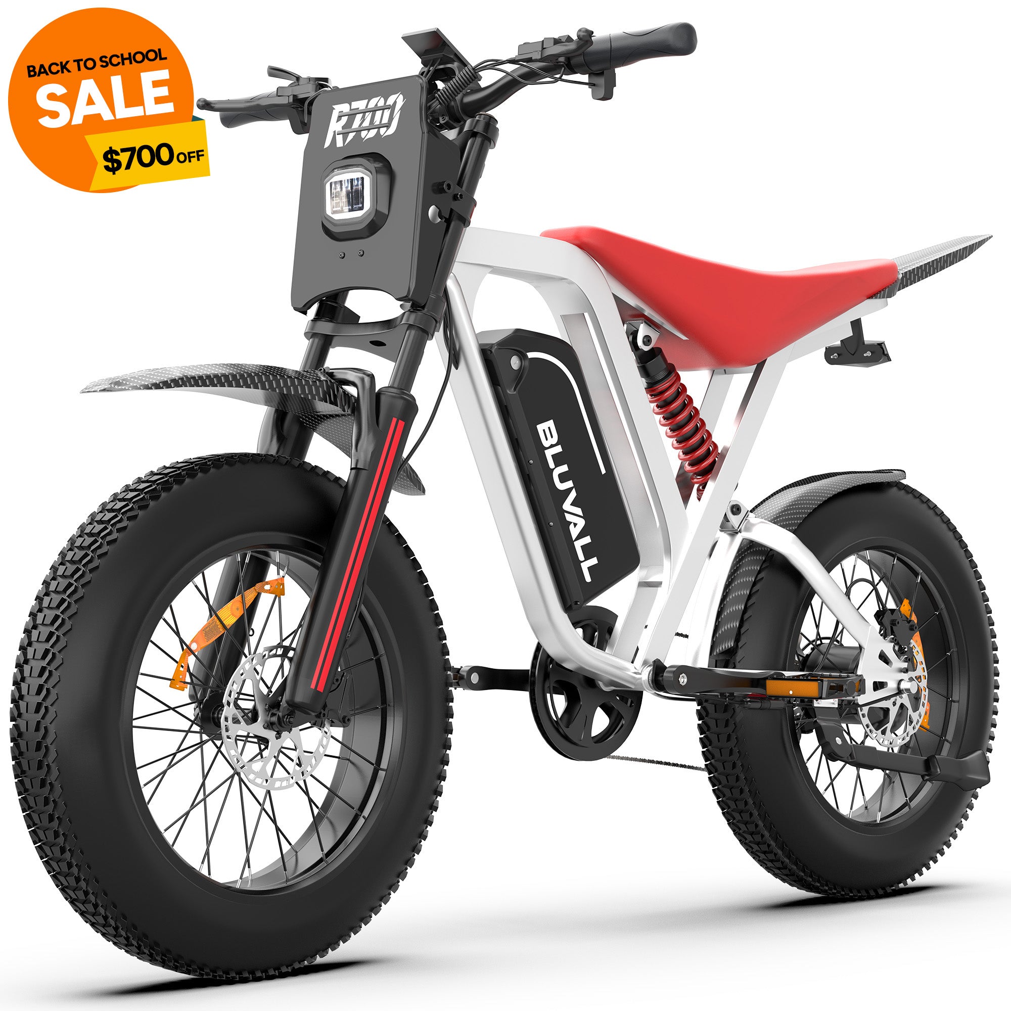 Bluvall R700 1500W 52V Long Range All-Terrain eBike(US)